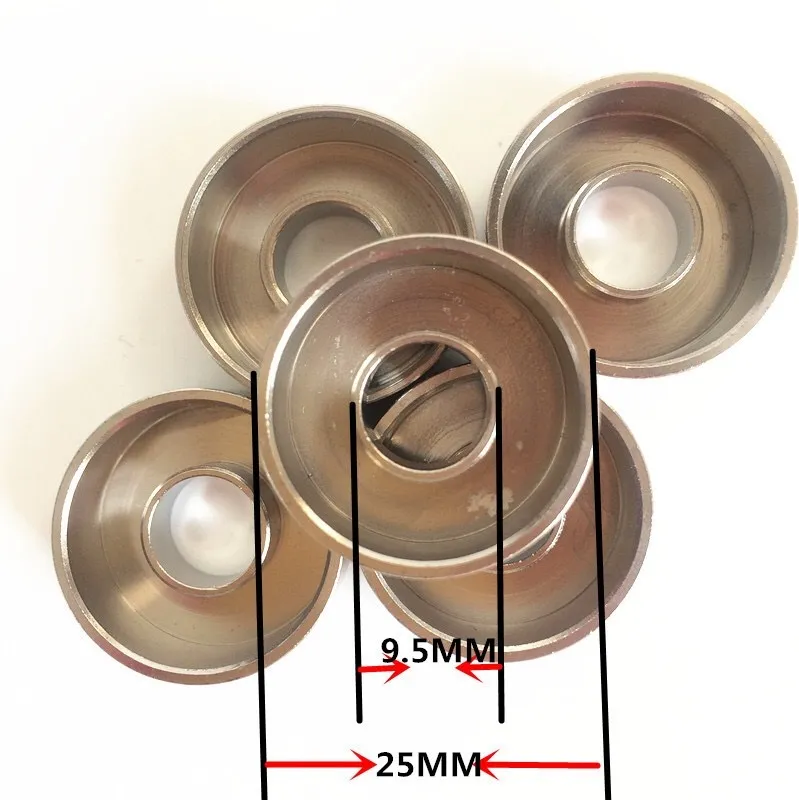 Nowy OD 22 mm 25 mm tytanowy danie kwarcowe naczynie do szklanej rury wodnej palenie bong haka