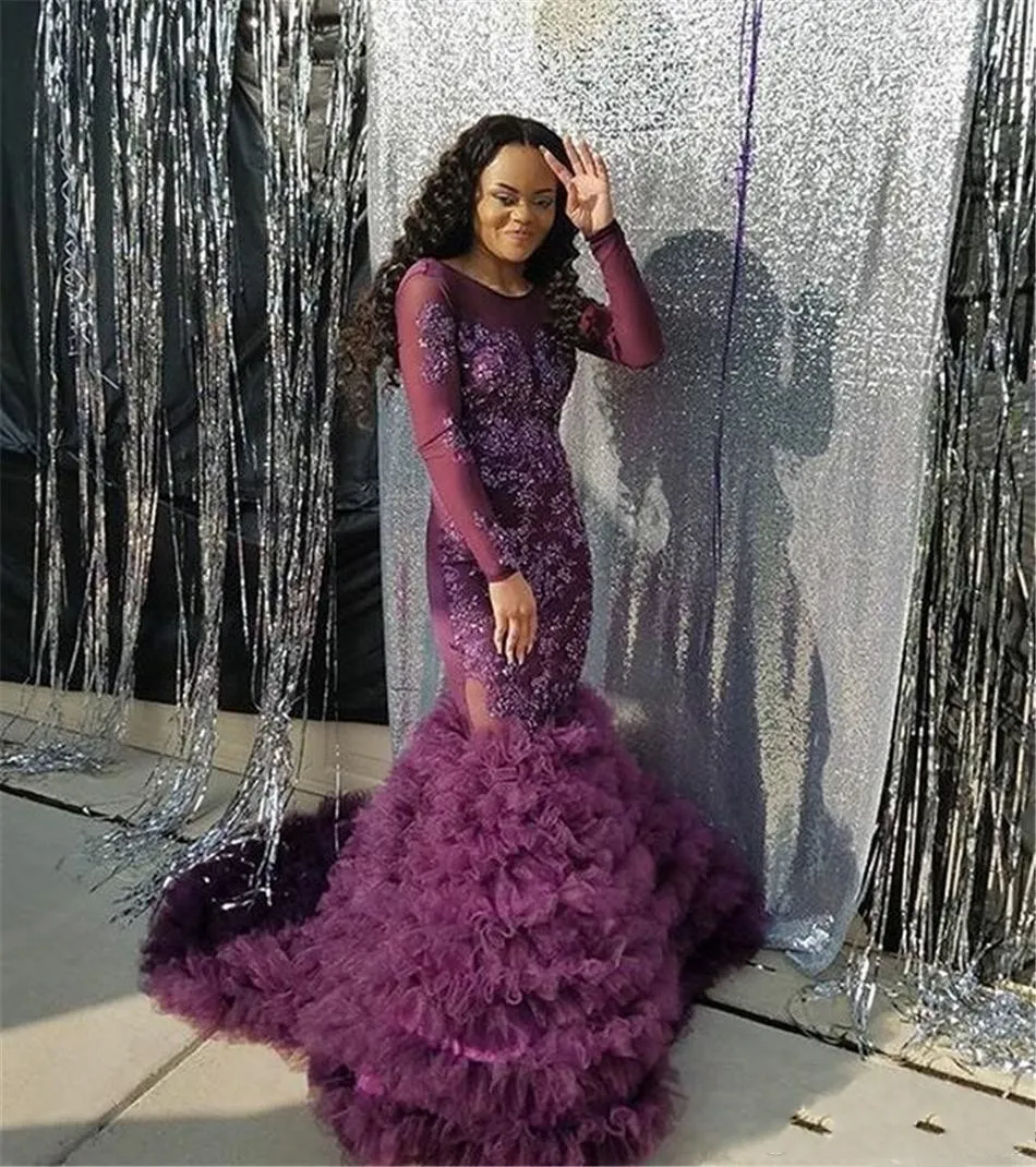 Dark purple lace dress deals