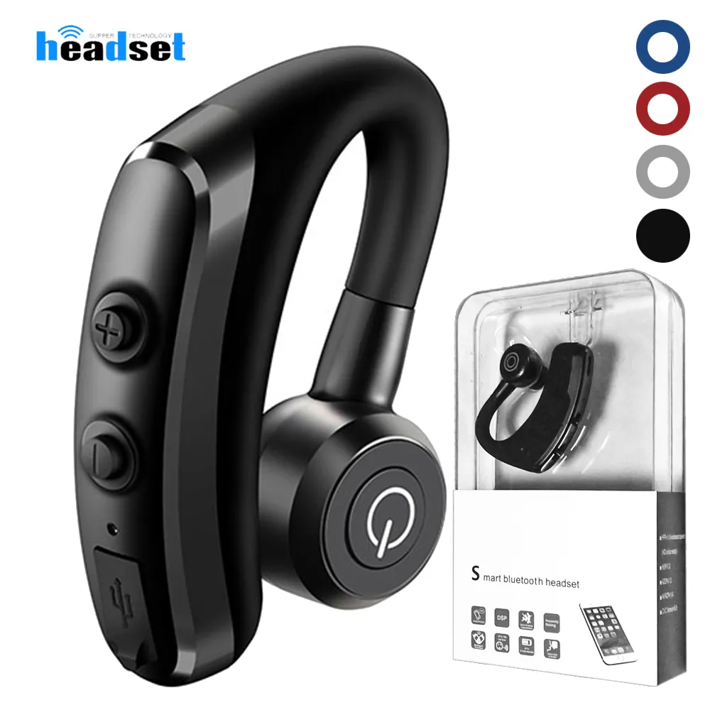 K5 Handsfree sem fio Bluetooth Fones de ruído fones de Controle para Empresas sem fio Bluetooth Headset com microfone para driver Esporte v9 v8