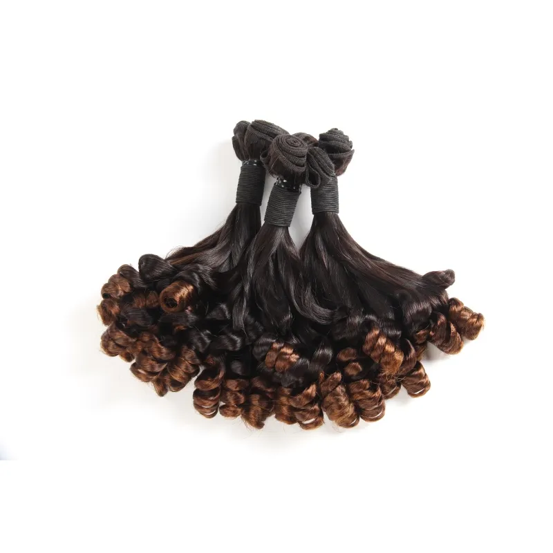 Of Brazilian Ombre Rose Funmi Nisha Lamba Hair Extensions In Brown Natural Color From Yiruhair