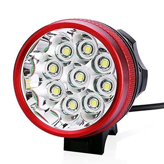 15000LM 9X CREE XM-L T6 LED CYCLING BIKE Cykelhuvudljuslampa strålkastare uppladdningsbart 8x 18650 batteri