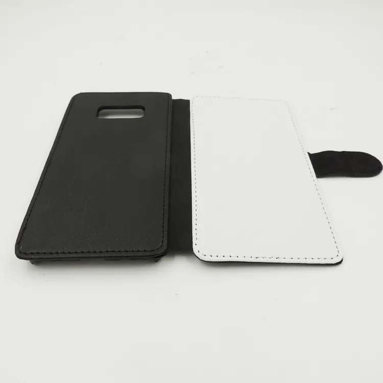 10 Stück Einzelhandels-Sublimations-Lederhülle für Samsung S9 S9 Plus, blanko, individuelles Design-Logo mit Sublimationshülle für iPhone X