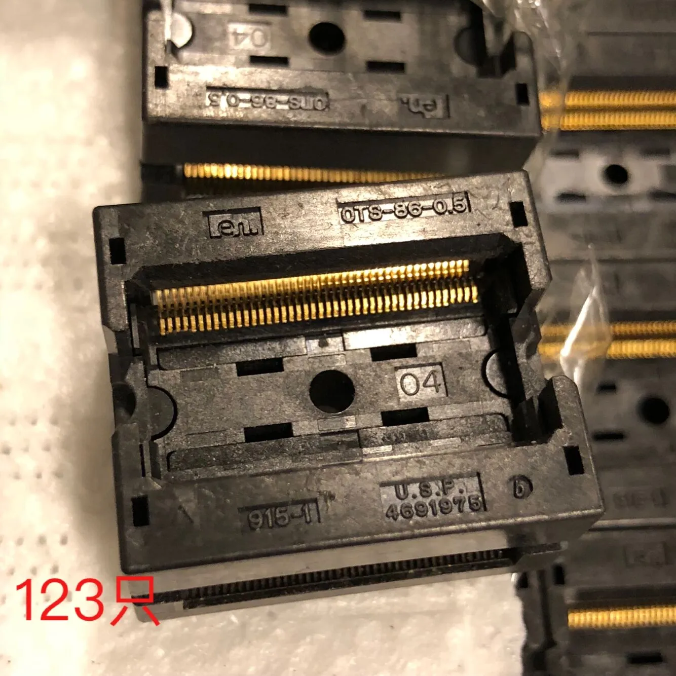 Enplas IC Test Socket OTS-86-0.5-04 TSOP86P 0.5mm Pitch 400mil Burn in Socket