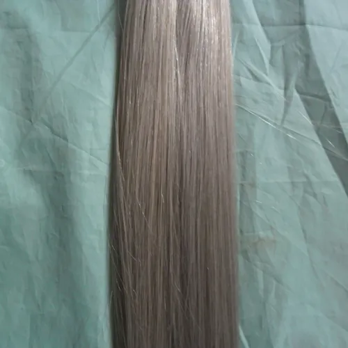 Silver Grå U Tips Hårförlängningar Human 100g Remy Pre Bonded Hair Extension 100s Silver Grey Hair Extensions Micro