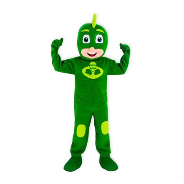 Factory Direct Sale Hot Green Sunny Boy Halloween Fancy Dress Cartoon Volwassen Dierlijke Mascotte Kostuum Gratis Verzending