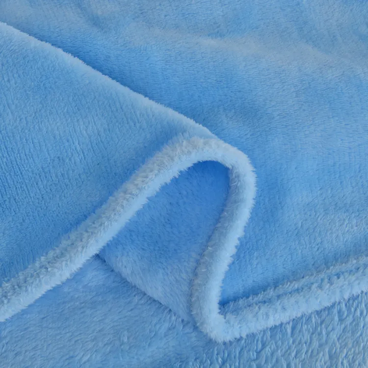 Kids Solid Color Flannel Blankets Winter Warm Blankets Sofa children Swaddling 50*70cm baby bed sheet C3743