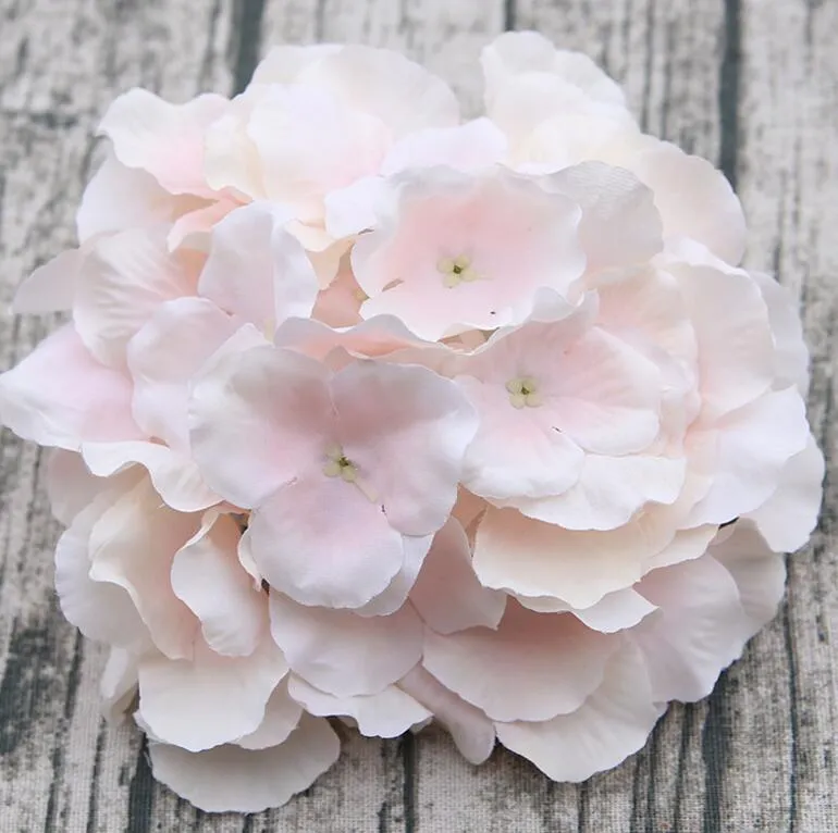 Fiore artificiale finto Carola teste di ortensie Bouquet Natale composizione nuziale Decorazione domestica i GA94