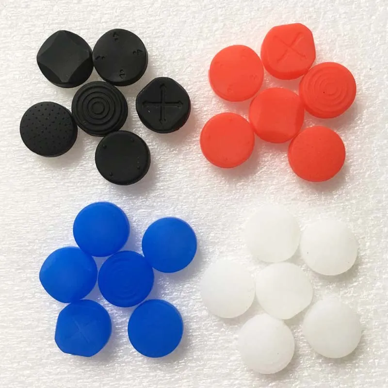 Silicone Button Protector Kit For PS Vita 1000/2000 6 In 1 Analog Thumb ...