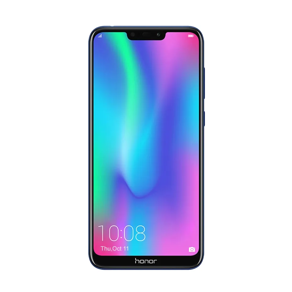 Téléphone portable d'origine Huawei Honor 8C 4G LTE 4 Go de RAM 32 Go 64 Go de ROM Snapdragon 632 Octa Core Android 6,26 pouces 13MP ID d'empreintes digitales Téléphone mobile