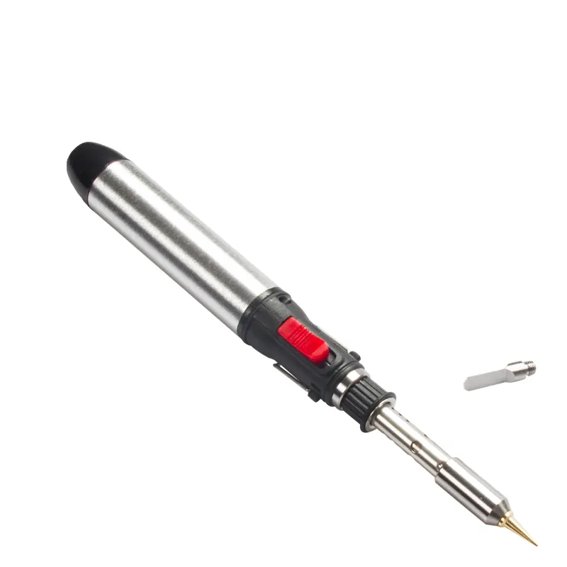 Butane Soldering Iron Kit - Cordless Portable Soldering Tool With Adjustable Temperature