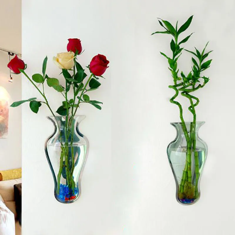 Nuovo vaso Decorazione da parete Acquario Specchio per acquario Acrilico Accessori per la decorazione della casa Vasi fai da te Piante floreali a parete