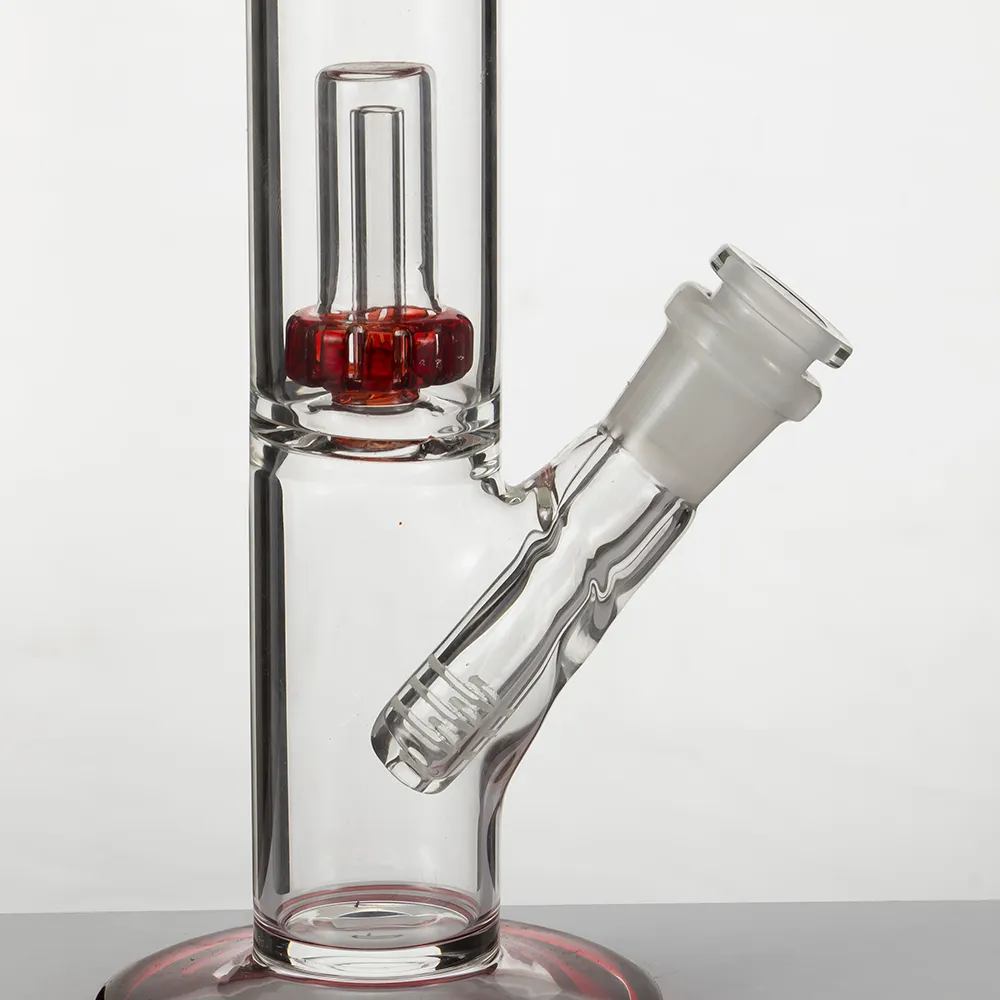 Röktillbehör Glas Downstem Diffusor med 14 mm hona till 18 mm hanled Drop down Smoke 6 snitt Dab Rigg för glasbong vattenrör