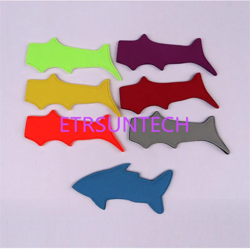 100 pçs / lote Transporte Rápido Nova Chegada Shark Lobster Estilo titular popsicle Neoprene Ice Pop Mangas Freezer Para crianças presente