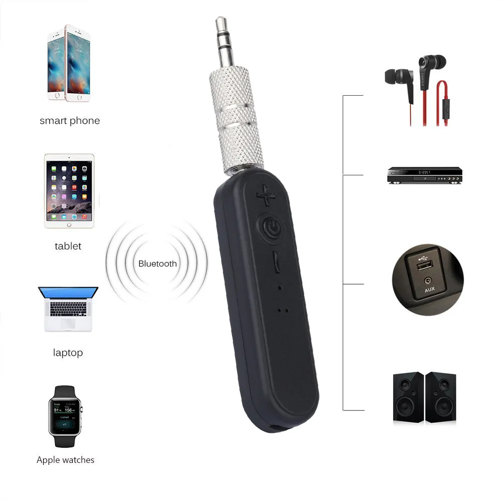 Wireless BT4.1 Empfänger Stereo 3,5 Mm Klinke Audio Musik Adapter Für TV  Telefon PC Y1 Bluetooth Empfänger Audio Muisc Wireless Von Cigmax, 1,36 €