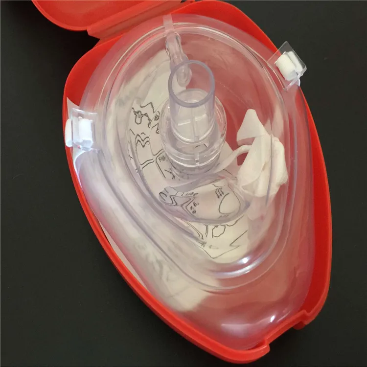 İlkyardım CPR Solunum Maskesi Kurtarıcıları Korumak Yapay Solunum