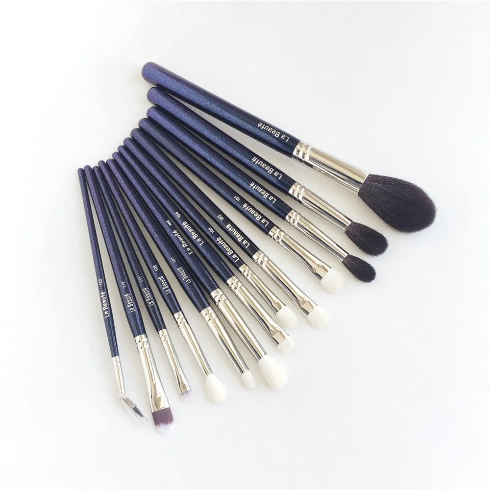 La Beaute Professional Brush Brush Set - 13-PCS عالية الجودة Goat Hair Face Face Brush Kit - أداة Beauty Makeup Brushes Blender