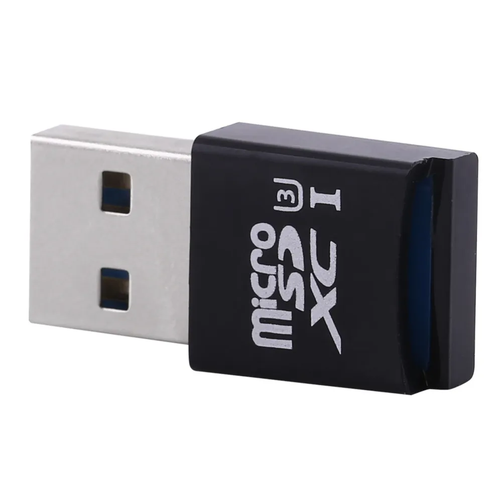För Windows Mac Super Speed ​​Mini 5Gbps USB 3.0 Micro SD/SDXC TF -kortläsareadapter