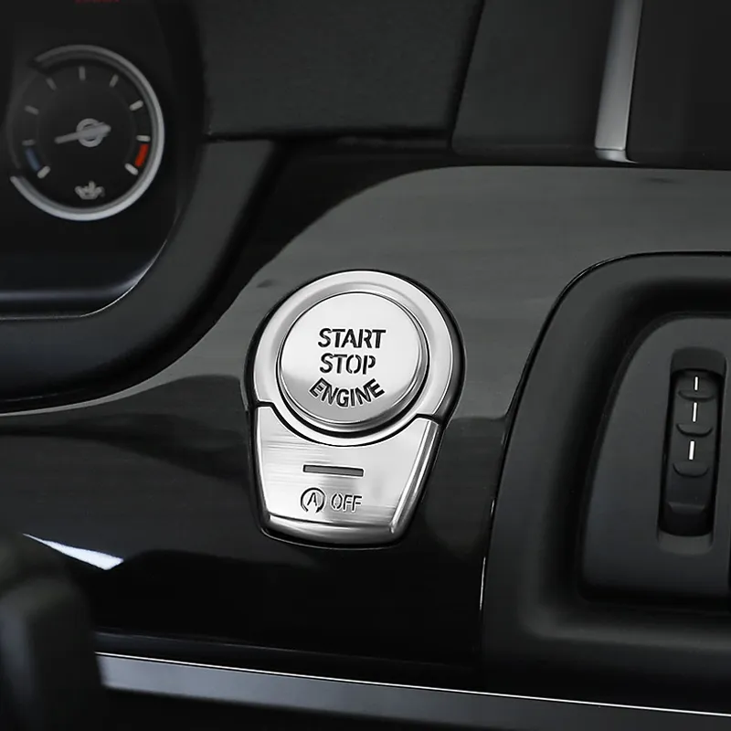 ملصق لتصميم السيارة لـ F10 F20 F21 F34 F34 F07 F52 F25 F26 F15 F16 E70 E71 G30 G38 Start Start Switch Button for BMW F Cars Cars Accessories