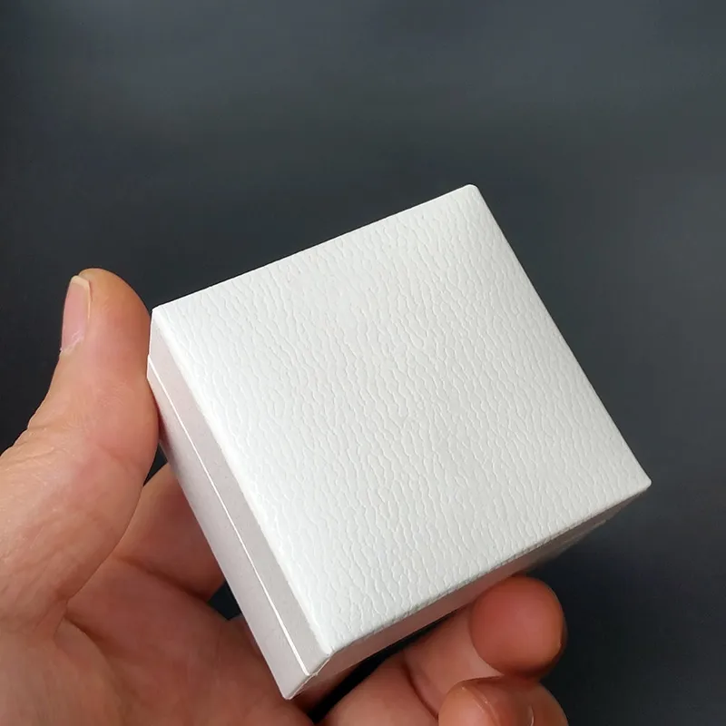 Vintage White Square White Ring Box For Pandora Charms