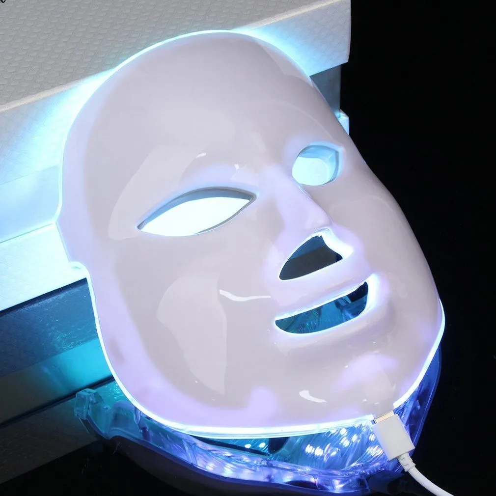 Masque Facial podynamique coréen à LED, 7 couleurs, soins anti-acné, raffermissement de la peau, rajeunissement, dissolvant de rides, équipement de beauté 4751501