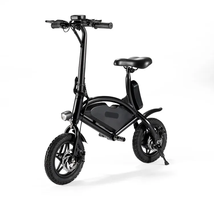 Jetboard JBOLT-BLK BOUT Draagbare opvouwbare elektrische fiets scooter-oplaadbare batterij aangedreven ebike-gemakkelijk opslaan in kast of auto / SUV-kofferbak