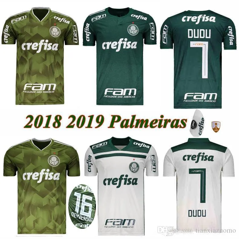 2019 Palmeiras #10 MOISES Soccer Jersey 18/19 Home Green #9 BORJA ...