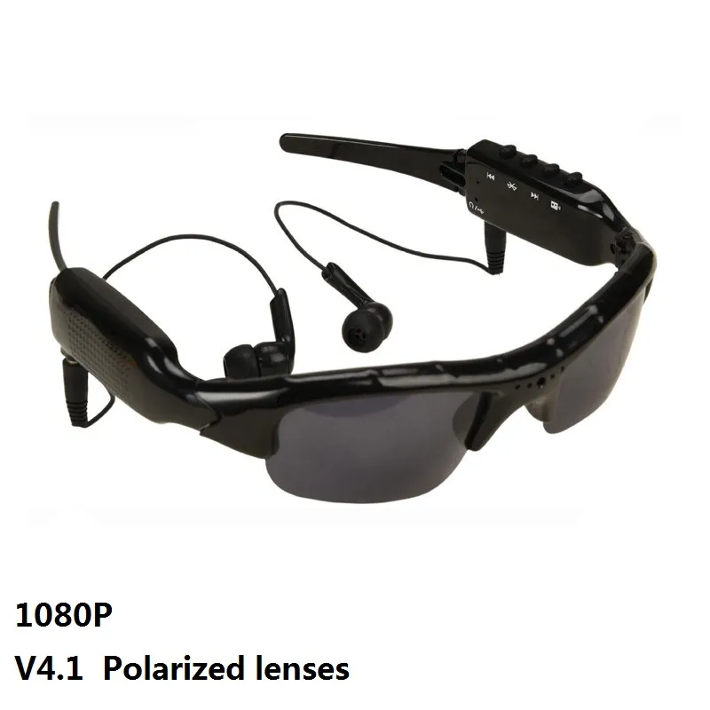 SM07B 1080P Bluetooth Video Camera Polarized lenses Glasses Support DV MP3 Music Phone Calls TF Cards Mobile Eyewear Recorder Sunglasses 1pc