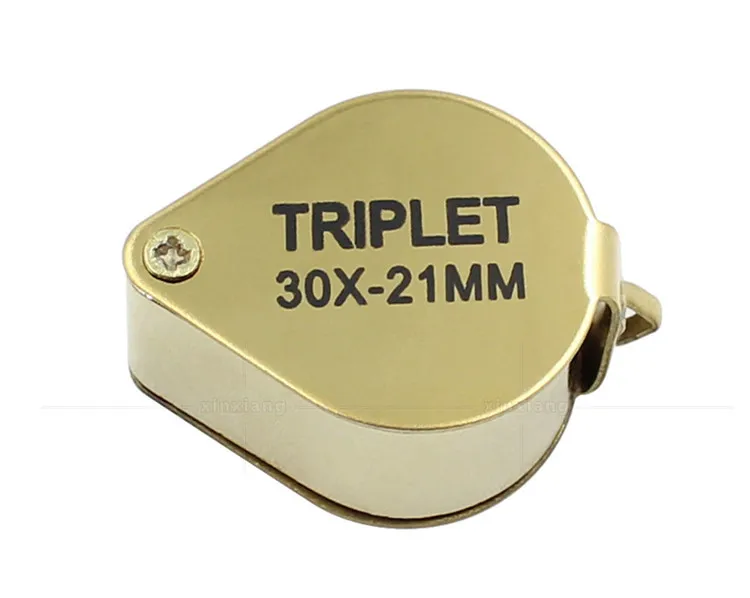 ポータブル30x電源21mmの宝石類の拡大鏡ゴールドアイルージュエリーストア絶妙な箱のDhlfreeshippingの最も低価格虫眼鏡