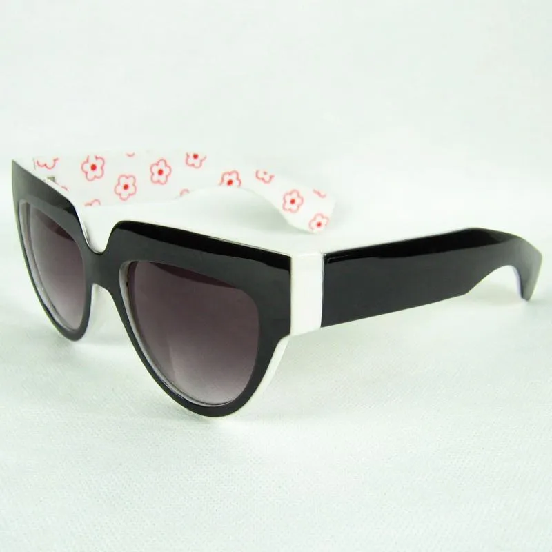 Cat Eye Occhiali da sole Big Triangle Frame Occhiali da sole i Clear Stock Negozio all'ingrosso Melody2041