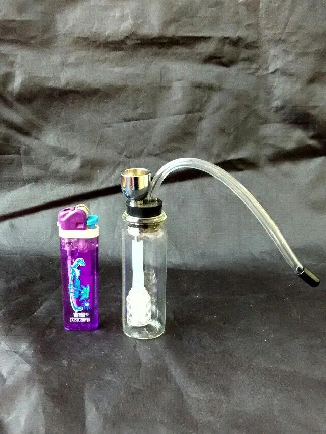 Mini water glass Snuff Bottle Wholesale Glass Bongs Accessories, Glass Water Pipe Smoking, 