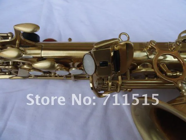 Högkvalitativ Jupiter Brass Professionella Musikinstrument Brons Borstat Silver Alto Saxofon Eb Tune Sax med fall och munstycke