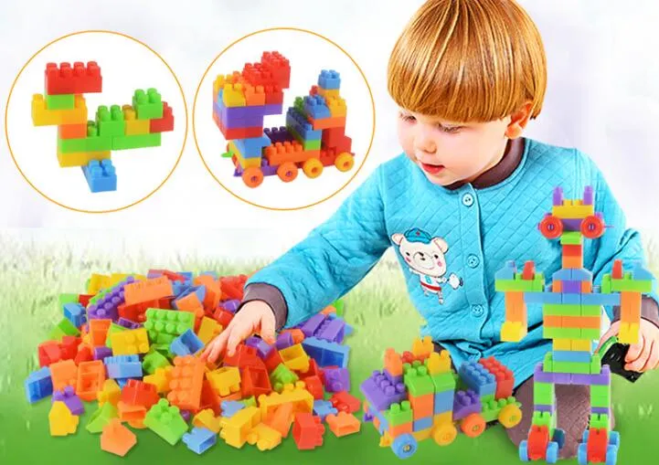 286 och 416 kornträ stora fat byggstenar pedagogiska leksaker utveckla tidig barndom utbildning pussel intelligens lämplig för b