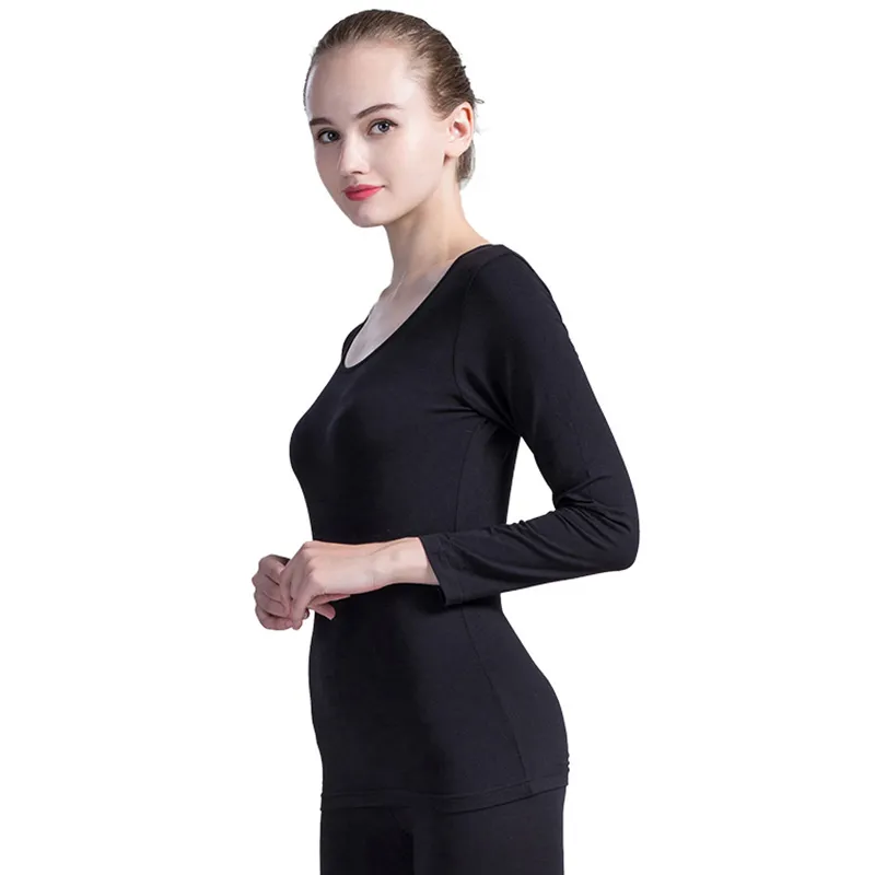 Women's Long Johns Sets bottoming Women tunic Winter Thermal Underwears Body Shaped Femme Thermal Underwear