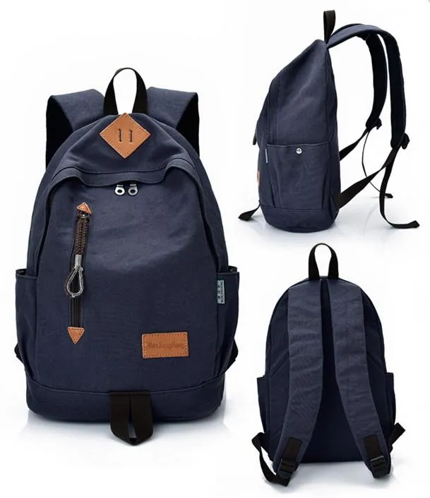 Diseñador de la marca-Nuevas mochilas de lona unisex para hombres Mochilas escolares grandes para adolescentes Niños Niñas Mochila de viaje para computadora portátil Mochila gris