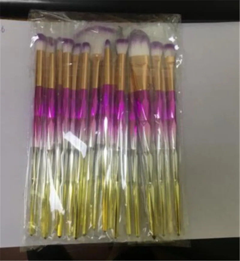 Make up Brushes Mermaid Eye shadow Brush Professional Make-up Foundation Powder Blush DHL free