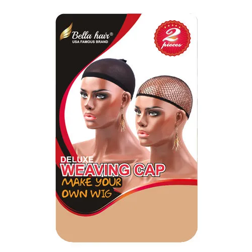 Bella Hair Professional Weaving Caps preparare parrucche morbide con le parrucche e tappi di parrucca in nylon 2 pezzi una borsa 4 di colore diverso