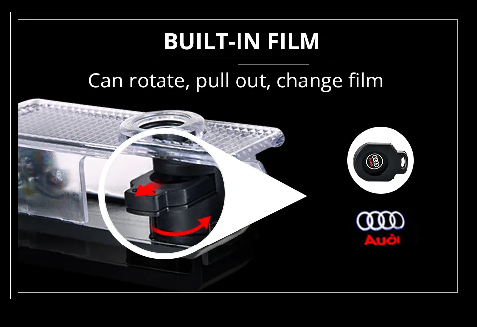 Für Audi Autotür LED Willkommenslicht Audi Logo Projektor