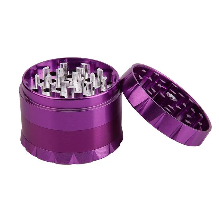 Smoking Pipes Four level flat aluminum alloy crown grinding machine cigarette grinder manual grinder