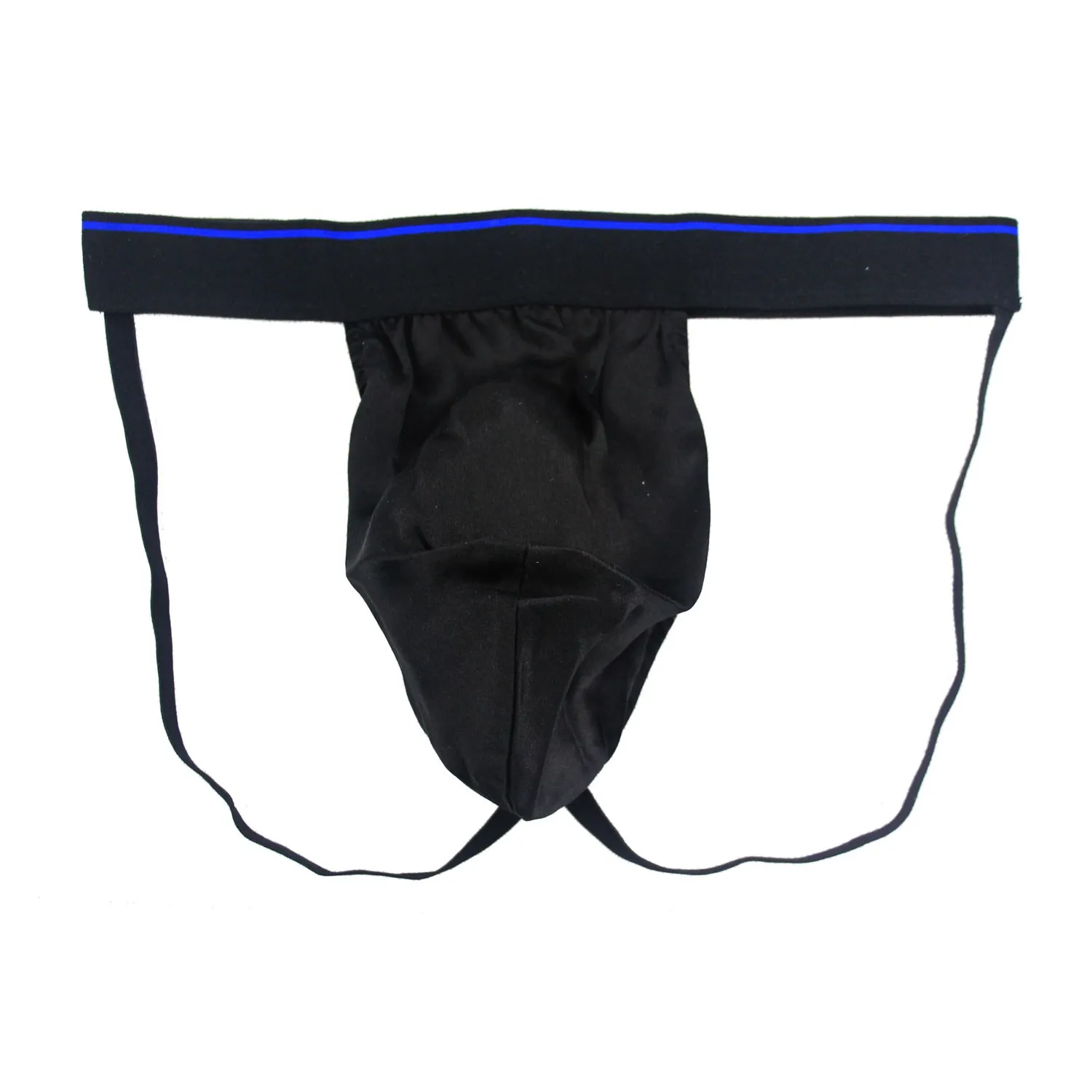 4 Color 100% Pure Silk Satin Men's Jockstrap Underwear Pouch Size S/M and L/XL