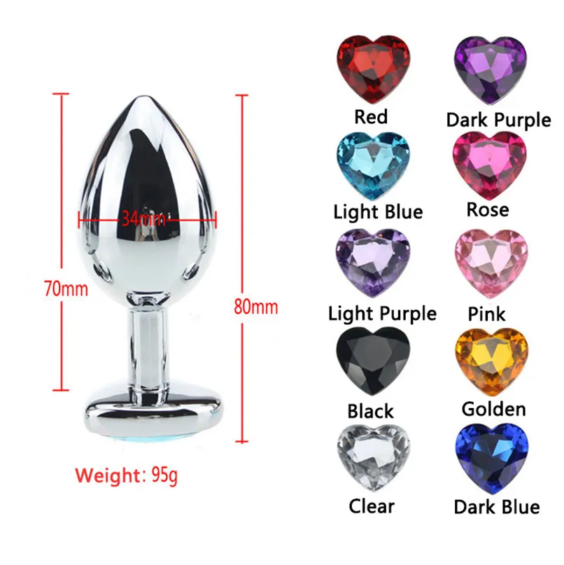 Stainless Steel Anal Plug: Medium Heart Diamond... From Zhengrui09, $3.12 | DHgate.Com Stainless Steel Anal Plug: Medium Heart Diamond... From Zhengrui09, $3.12 | DHgate.Com