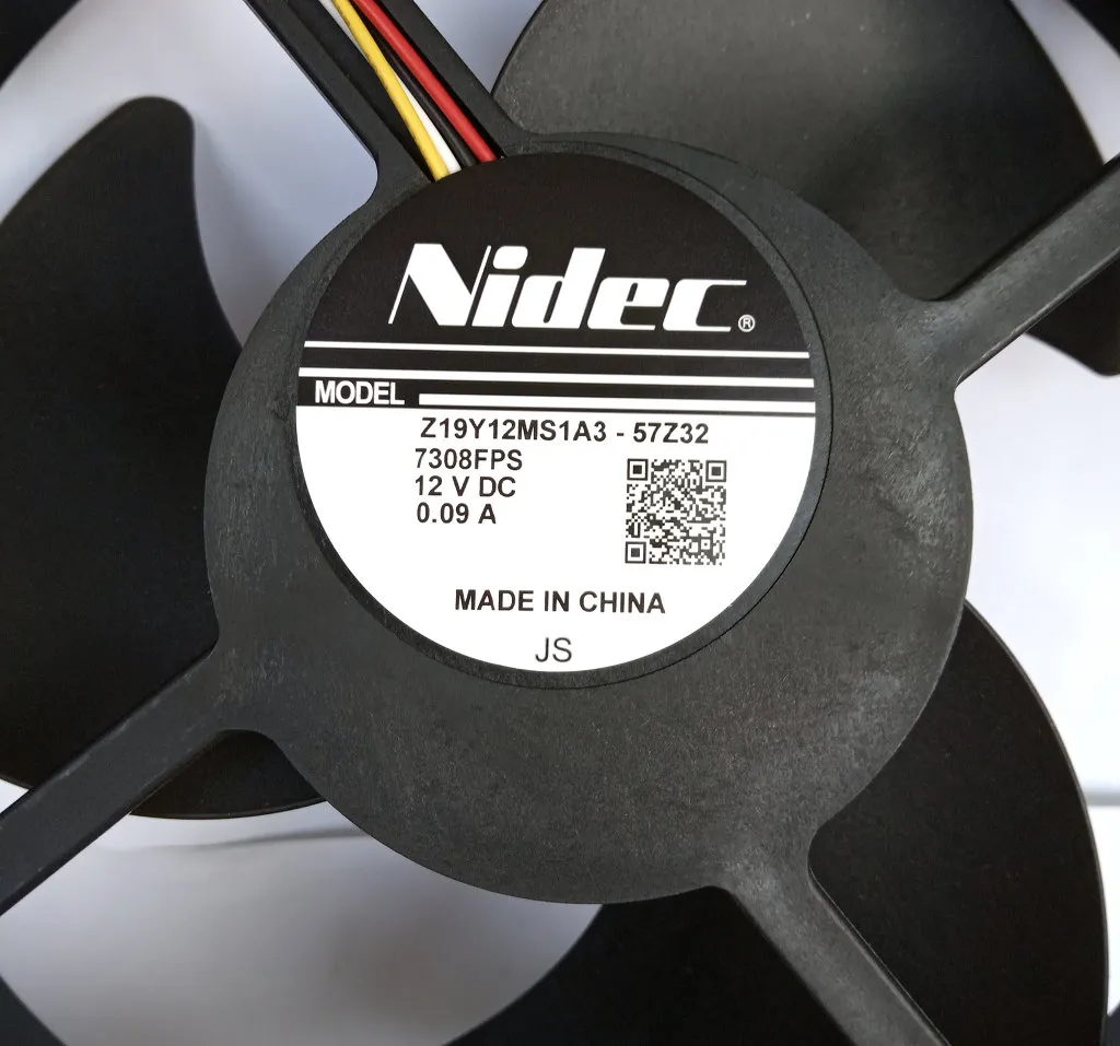 جديد Nidec Z19Y12MS1A3-57Z32 7308FPS DC12V 0.09A لمروحة التبريد المجمدة للثلاجة HAIER