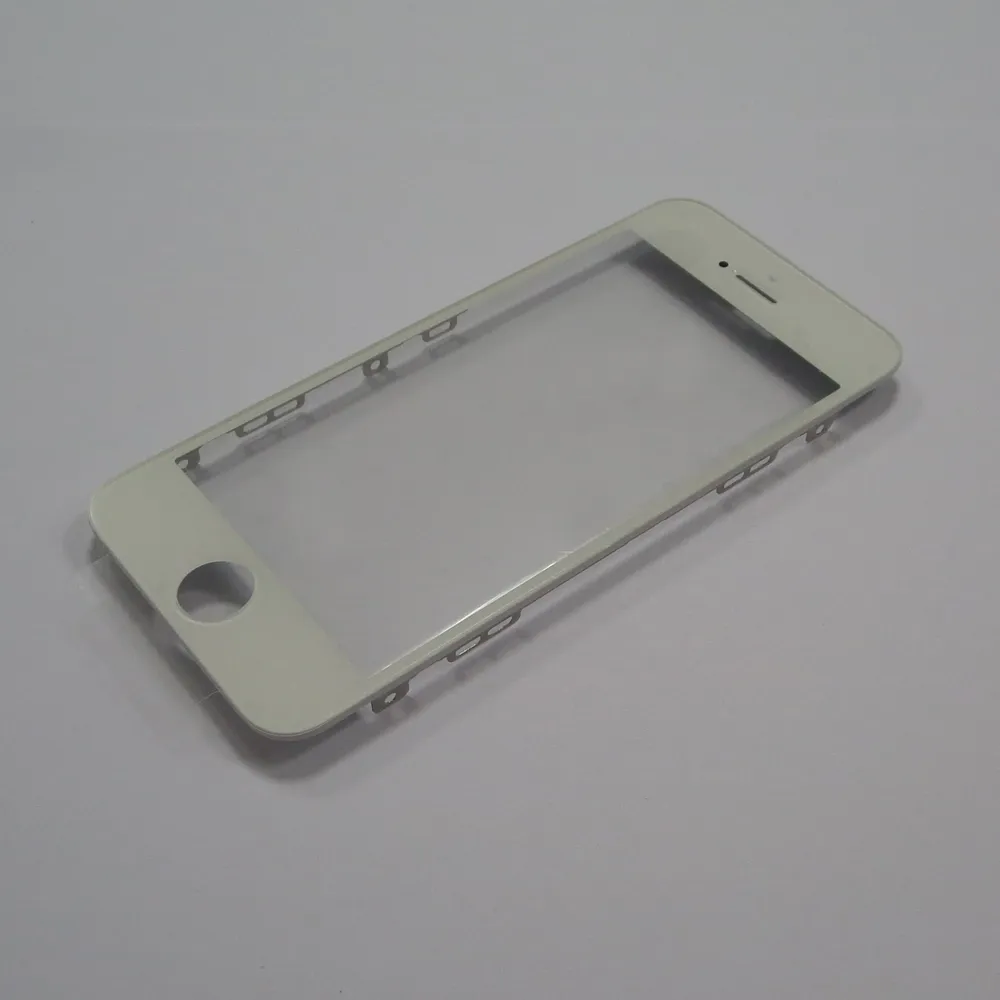 Nowy dla iPhone 5 / 5S / 5C szklany szklany ekran dotykowy ekran zewnętrzny obiektyw + naprawa ramki bezelowej naprawy