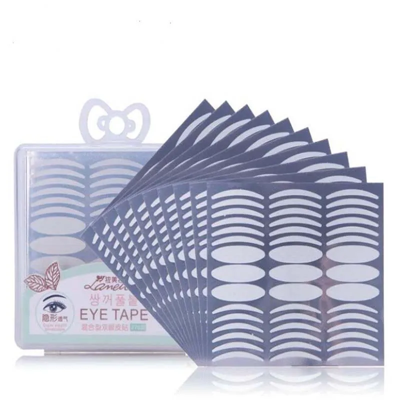 270pcs Double Eyelide Tape Osynlig Dubbel Fold Eyelide Shadow Sticker Natural Makeup Clear Eyelide Strip Eyes Make Up Tool DHL Gratis frakt