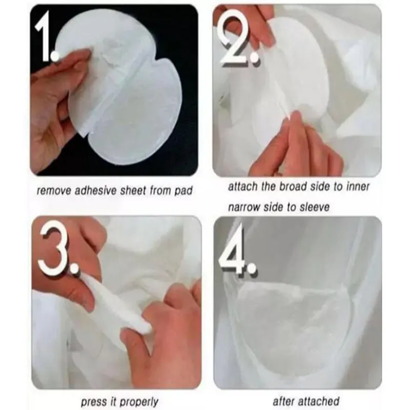 Disposable Absorbing Underarm Sweat Guard Pads Deodorant Armpit Sheet Dress Clothing Shield Sweat Perspiration Pads Anti-Perspirant Sticker