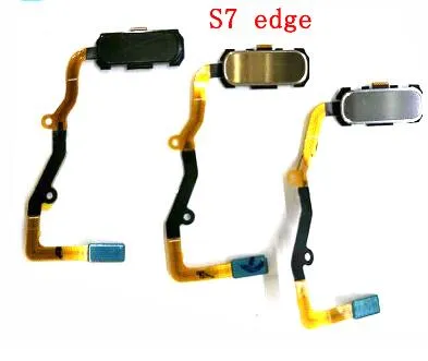 Neue S7 S7 Edge Home Button Flex Für Samsung Galaxy G930A G935 Mit Fingerprint Taste Schlüssel Zurück Kabel