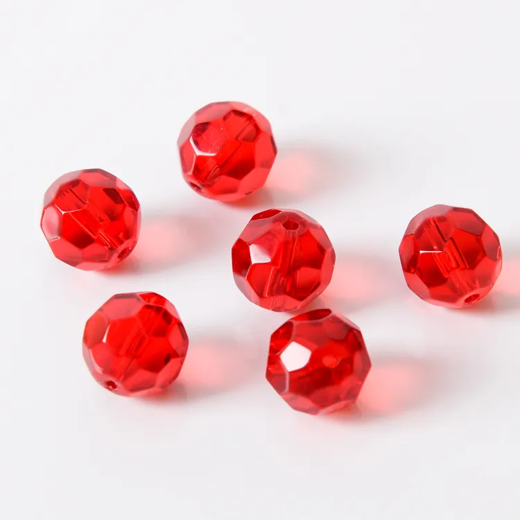 Mix 32 Faceted 5000 Ball Crystal Glass Beads 4MM 6MM Spacer Beads For JEWELRY MAKING6027984
