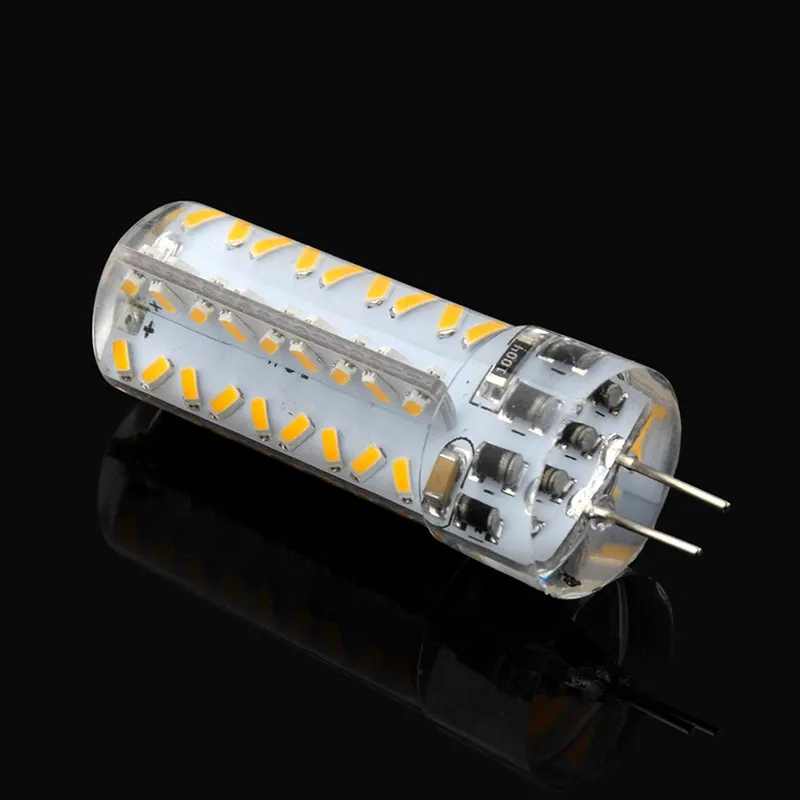 G4 AC DC 12V 220V LED Corn Lamp 3W 5W 6W 8W 9W LED Light 3014 Corn Bulb Silicone Lamps Crystal Chandelier Home Decoration Light