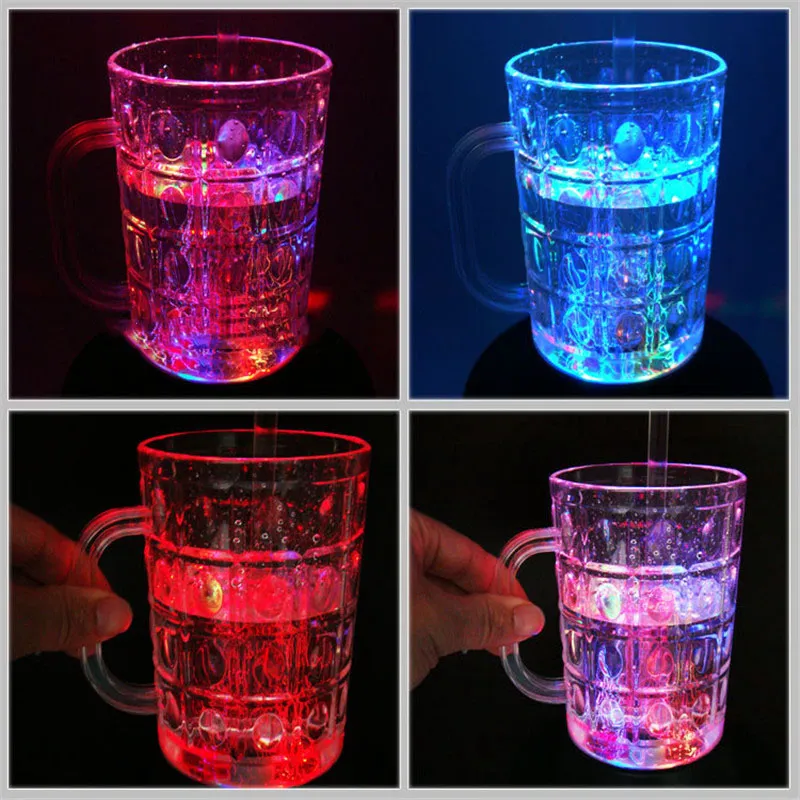 LED Magic Faucet Mug Colorful Night Light Water Floating Fountain