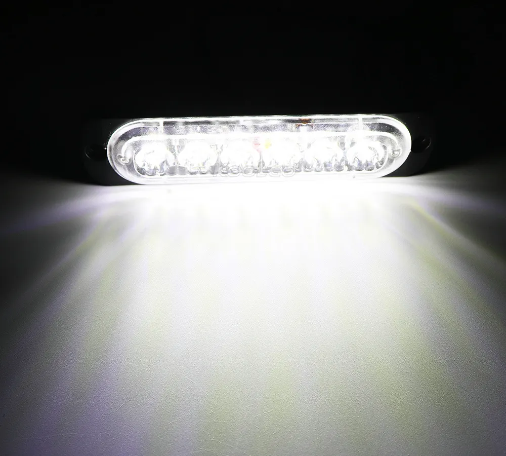 6 LED Seitenblitz Markierungsleuchten Auto LKW Bernstein Blinklicht  Warnsignal Warnleuchte DC12 24V Abstandlicht Von 10,25 €