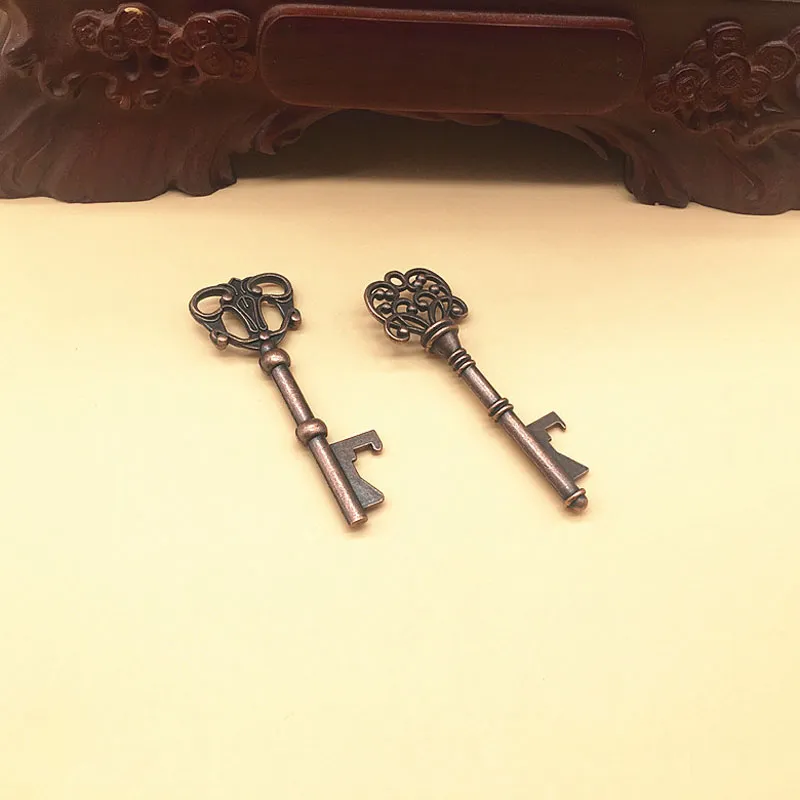 Vintage Style Key Kształt Otwieracz do butelek Party Uchwyty Świąteczne Party Dostawy Prezenty Ślubne Dla Gości Pamiątki ZA6244